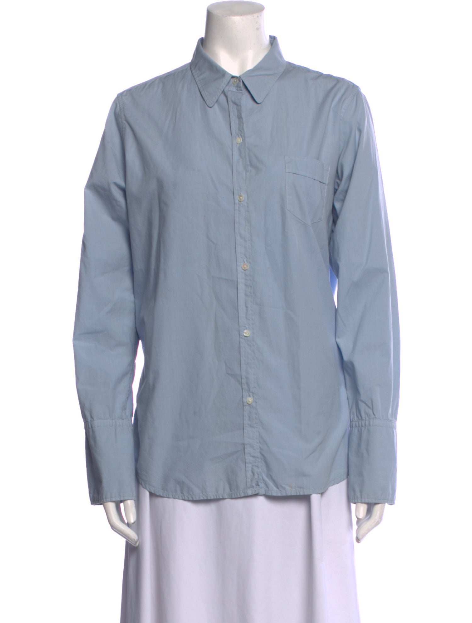 Nili Lotan Long Sleeve Button-Up Top